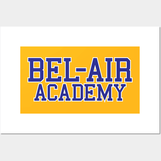 Bel Air Academy Blue Wall Art by HeyBeardMon